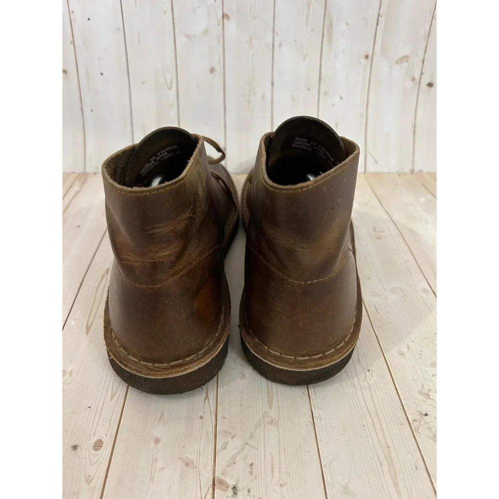 Clarks Originals Desert Boots‎ Distressed Brown Leather Crepe Sole Men's 11 US